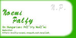 noemi palfy business card